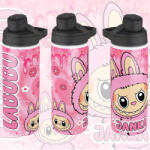 Deconline Crafts Személyre szabható "LABUBU Friends" fém kulacs egyedi névvel 750 ml (DO69363-BOTTLE-750ML)