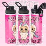 Deconline Crafts Személyre szabható "Labukornis" fém kulacs egyedi névvel 850 ml (DO69365-850)