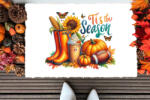 Deconline Crafts Őszi mintás Szőnyeg ""Tis the Season" 60X40 cm (DO126178-10-RUG-60x40)