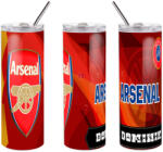 Deconline Crafts ARSENAL fém duplafalú pohár egyedi névvel 600 ml tumbler (DO59996-ARSENAL-600ML-TUMBLER)