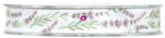 Decoration & Design Szalag levendulás textil 15mmx20m fehér (PV4123P01)