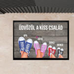 Deconline Crafts Cipős személyre szabott lábtörlő - Családtagok max 4 fő, 60x40 cm (DO593022-4-XL)