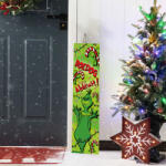 Deconline Crafts Nagyméretű Karácsonyi fa tábla 60 cm "Boldog akármit" bejárati ajtó mellé (DO69337)