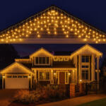 Koopman Kültéri Jégcsap fényfüzér 6m melegfehér 180 LED IP44, 8 program (AX8451650)