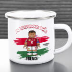 Deconline Crafts Prémium SZOBO10 Fém bögre, a saját neveddel / felirattal 360 ml (DO59324-ALU-MUG)