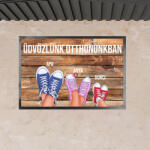 Deconline Crafts Cipős személyre szabott lábtörlő - Családtagok max 3 fő, 60x40 cm (DO593022-3-XL)