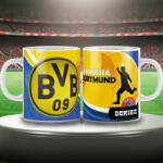 Deconline Crafts BORUSSIA DORTMUND keramia bögre egyedi névvel 300 ml (DO59996-CERAMIC-MUG-BVB)