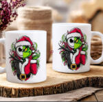 Deconline Crafts Halloween mintás bögre "Jack x Grincs" kerámia (DO126135-MUG)