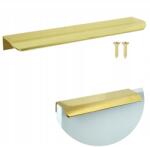 Global Service Bútorfogantyú élvédő Lyon arany fényes 160 mm (23150160PVD)