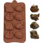 Rossner Szilikon öntőforma csokoládékhoz zselékhez és jégkrémekhez (11068)