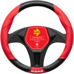MOMO Kormányvédő Tuning 'S' Fekete-Piros/Fehér Logó (SWC016BRS)