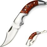 HARAHU SY-38956 összecsukható kulcstartós kés- Piros / Ezüst / Tip2 KP38956