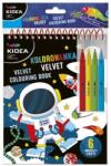 kidea mágikus bársonyos színezőfüzet - űrhajós (KVCKA)