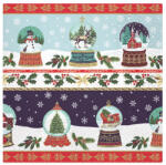  MFP Szalvéta 33 x 33 cm 3 rétegű 20 Lap/Csomag Hógömbök (MFP2011109)