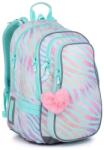 Topgal ergonomikus iskolatáska hátizsák Lynn - Rainbow Zebra (LYNN 25007)