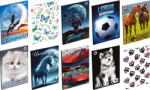 T-Creativ Notesz A/6 40 Lapos Sima Vegyes Mintákban (A200010A6)