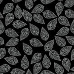  Ti-Flair Szalvéta 33x33 cm 3 Rétegű 20 Lap/Csomag Feuilles Festives White Silver/Black (AAE012)