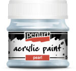 Pentart Akrilfesték Fényes 50 ml Gyöngyház Kék (PC3534)