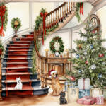  Ti-Flair Szalvéta 33x33 cm 3 Rétegű 20 Lap/Csomag Maison De Noel Tél (AAD971)