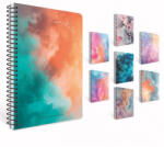 GIPTA Spirálfüzet A/4 80 Lapos Négyzetrácsos Smoke Vegyes Minta (BP153901830)