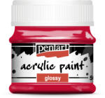 Pentart Akrilfesték Fényes 50 ml Piros (PC2026)