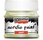 Pentart Akrilfesték Fényes 50 ml Gyöngyház Zöld (PC3539)