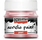 Pentart Akrilfesték Fényes 50 ml Gyöngyház Rózsaszín (PC3536)