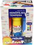 Nebulo Tempera Készlet Kenőfejes 45 m/Tubus 6 Szín/Csomag (O53856)