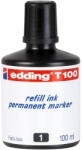 edding T100 Tinta Permanent Markerhez Fekete 100 Ml (7180014000)
