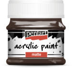 Pentart Akrilfesték Matt 50 ml Sötétbarna (PC1315)