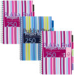 Pukka Pad Spirálfüzet A/4 125 Lapos Vonalas 3 Regiszteres Project Book Vegyes Színekben (A15555081)