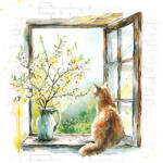  Ti-Flair Szalvéta 33x33 cm 3 Rétegű 20 Lap/Csomag Aspettando La Primavera Tavasz (AAE016)