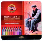 KOH-I-NOOR 3726 Mondeluz Aquarell Színes Ceruza/48 Hatszögletű 7 mm Fémdoboz (7140091004)