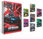 GIPTA Spirálfüzet A/4 100 Lapos Négyzetrácsos Speedy Vegyes Minta (BP153901850)