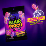 Sour Patch Kids Glow Ups világító gumicukor 87g - vegyesbolt