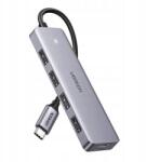 UGREEN Usb Type-C Hub elosztó- 4x Usb 3.2 Gen 1 Usb-c tápcsatlakozóval (70336)