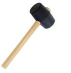 Z-TOOLS Gumikalapács fa nyéllel 720 gr. d65mm (041202-0002)