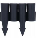 Primpol Kerti Paliszád Magas Peremű Border Fekete 2, 5m Kerítés (3896)