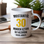 Partikellékek Régen amikor - 30. születésnapi bögre