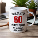 Partikellékek Régen amikor - 60. születésnapi bögre