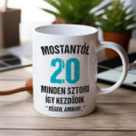 Partikellékek Régen amikor - 20. születésnapi bögre