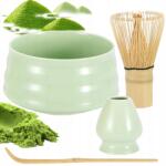  Matcha Szett 4IN1 Kerámia Csésze Seprű Teáskanál Matcha (4szumc1959)