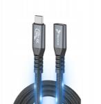 Reagle Usb C Hosszabbító Kábel 5M 3.2 Kábel 240W 20Gbps 4K 144Hz Usb Adapter Thunderbolt (RPC500P)