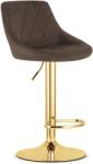 Klubfotel Bárszék KAST - barna/arany láb