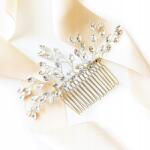 Kokonet Arany fésű strasszokkal, kristályokkal díszített esküvői hajdísz Glam (4-0206)