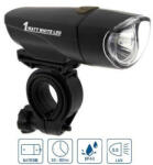 VeloGo elemes első kerékpár lámpa (1 LED, 80 Lumen, Fekete) (8200110)
