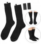  Elektromosan Fűthető Téli Zokni, pamut, fekete, 41.5×10.5cm (6245you)