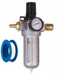 Technic Légszűrő, reduktor, olajleválasztó, vízleválasztó pneumatikus telepítésekhez 5 mikronos (csatlakozókkal szerelve + teflon szallag) TC Technic AFR804-5