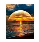 NORIMPEX Vászonkép Festés Számok Alapján Number Painting Nap 40x50 Festékkeret (5902444056153)