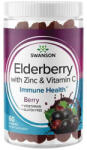 Swanson Elderberry Gummies with Zinc & Vitamin C / Berry Flavored / 60 Gummies